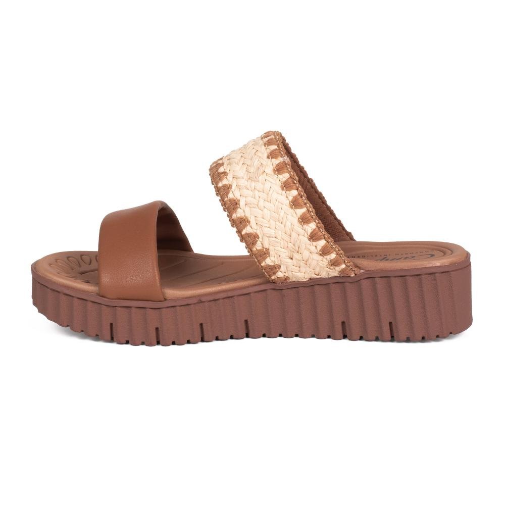 Tamanco Campesí Flatform Feminino CP555 Caramelo 4