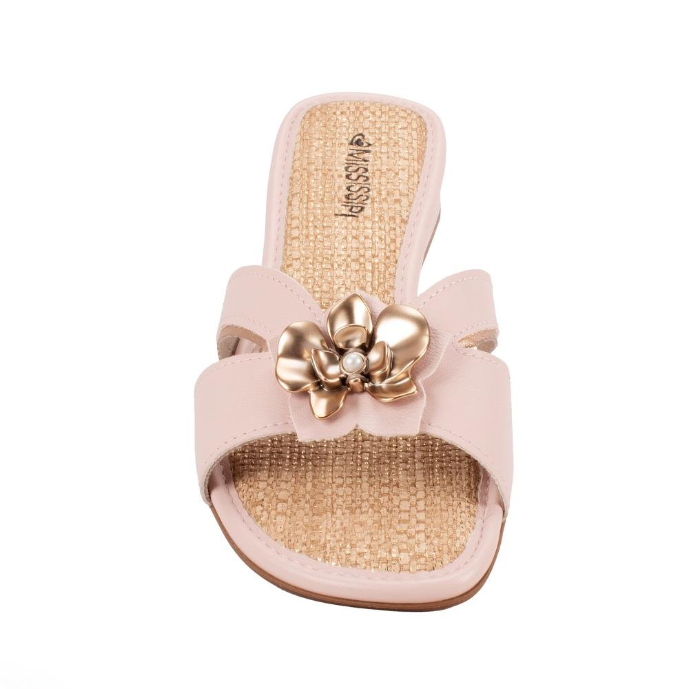 Tamanco Mississipi de Salto Bloco Feminino J2311 Rosa 6