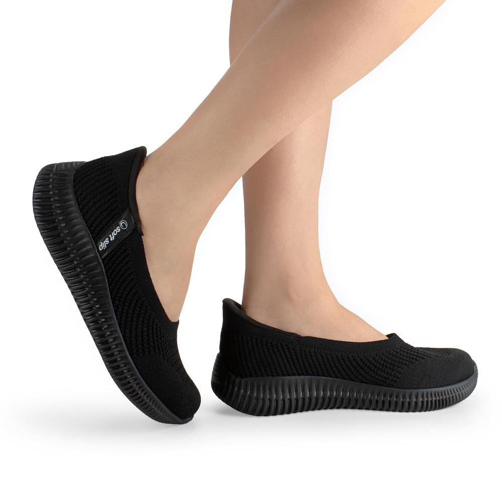 Tênis Campesí Slip On Feminino CE304 Preto 2