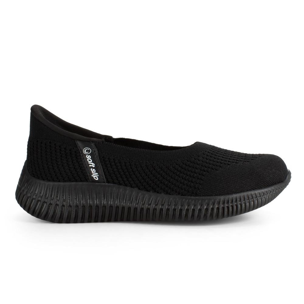 Tênis Campesí Slip On Feminino CE304 Preto 3