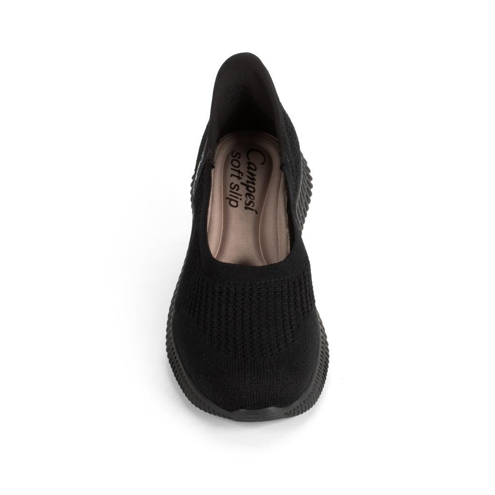 Tênis Campesí Slip On Feminino CE304 Preto 6