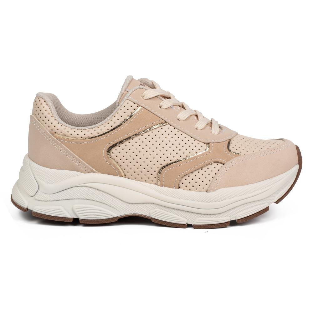 Dad Sneaker Mississipi Feminino J2592 Bege 3