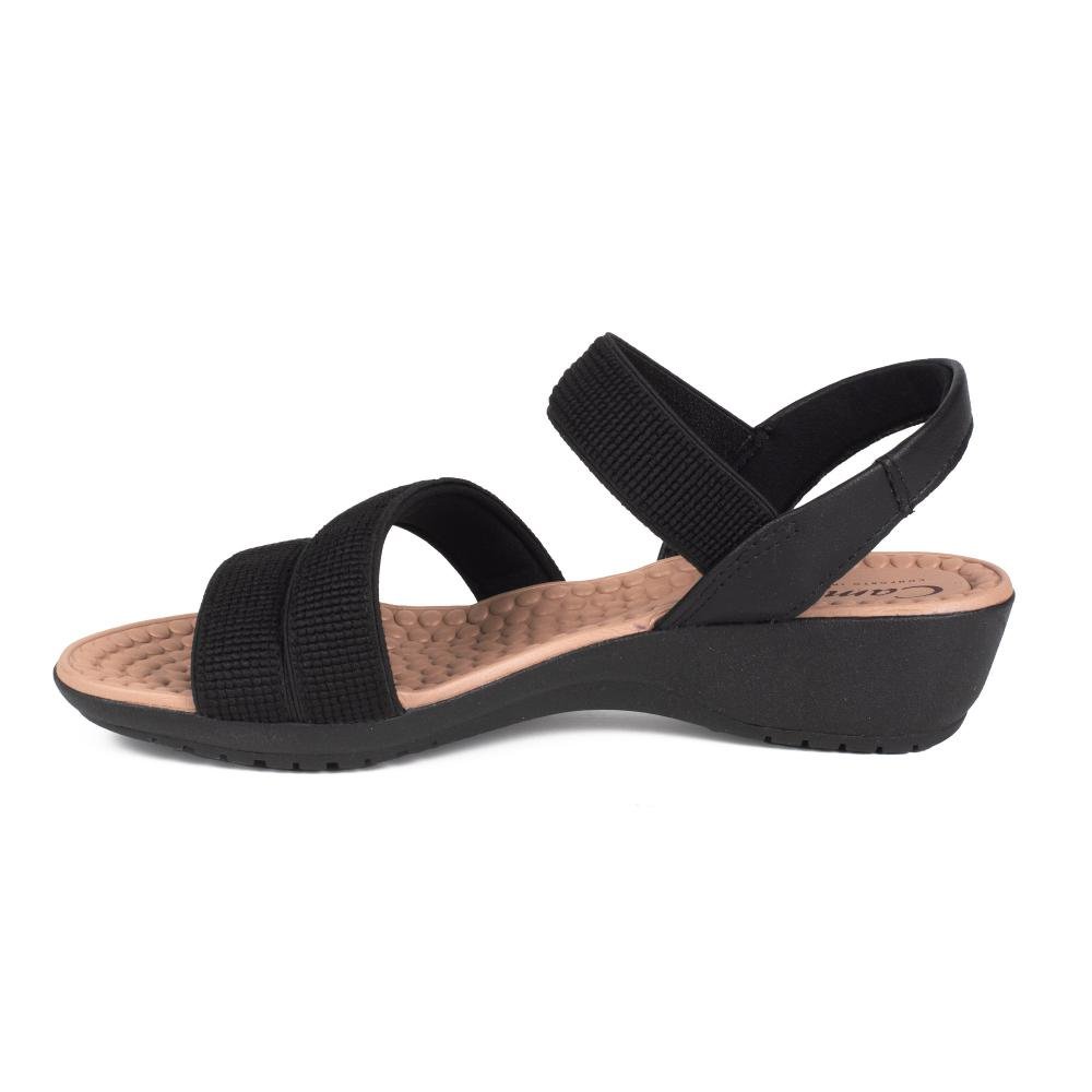 Sandália Campesí Anabela Feminina CE792 Preto 7