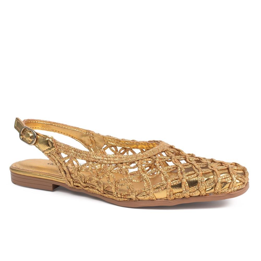 Sapatilha Dakota Slingback Metalizada Feminino D2146