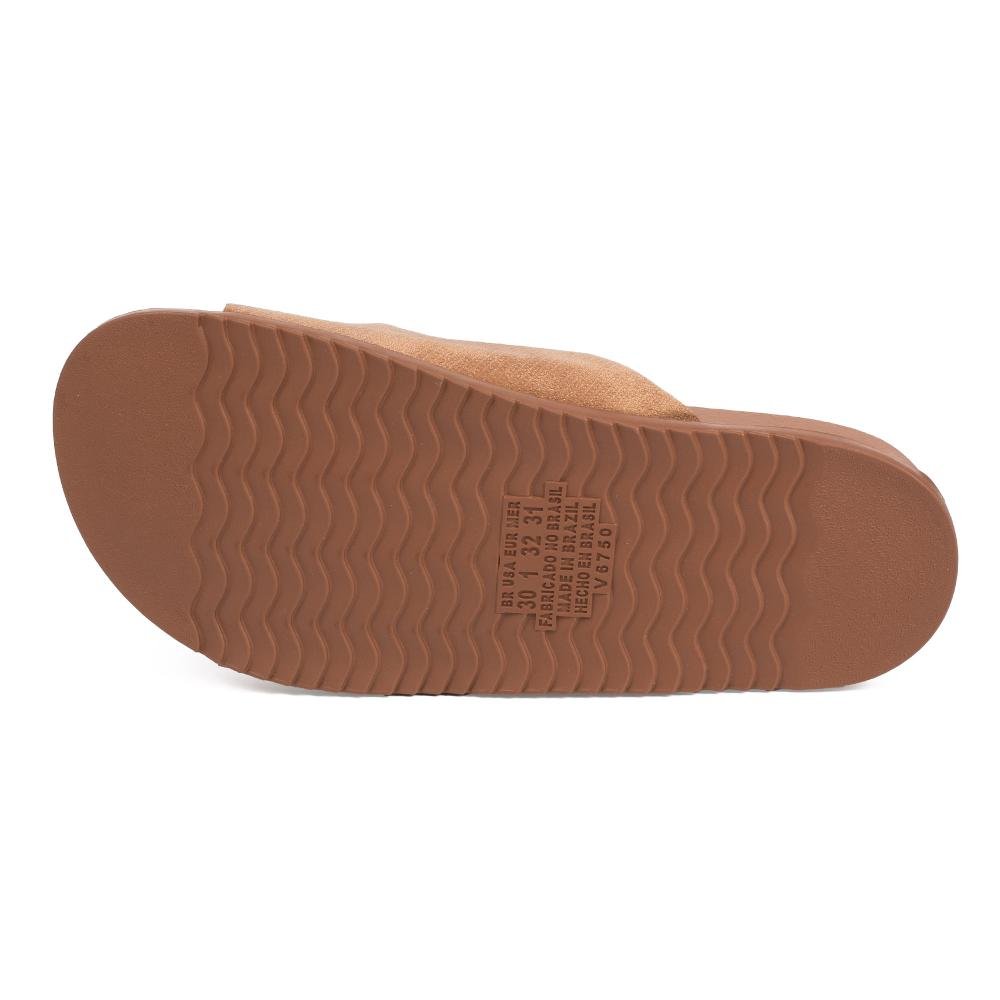 Slide Pink Cats Infantil Flatform V6753 Caramelo 4