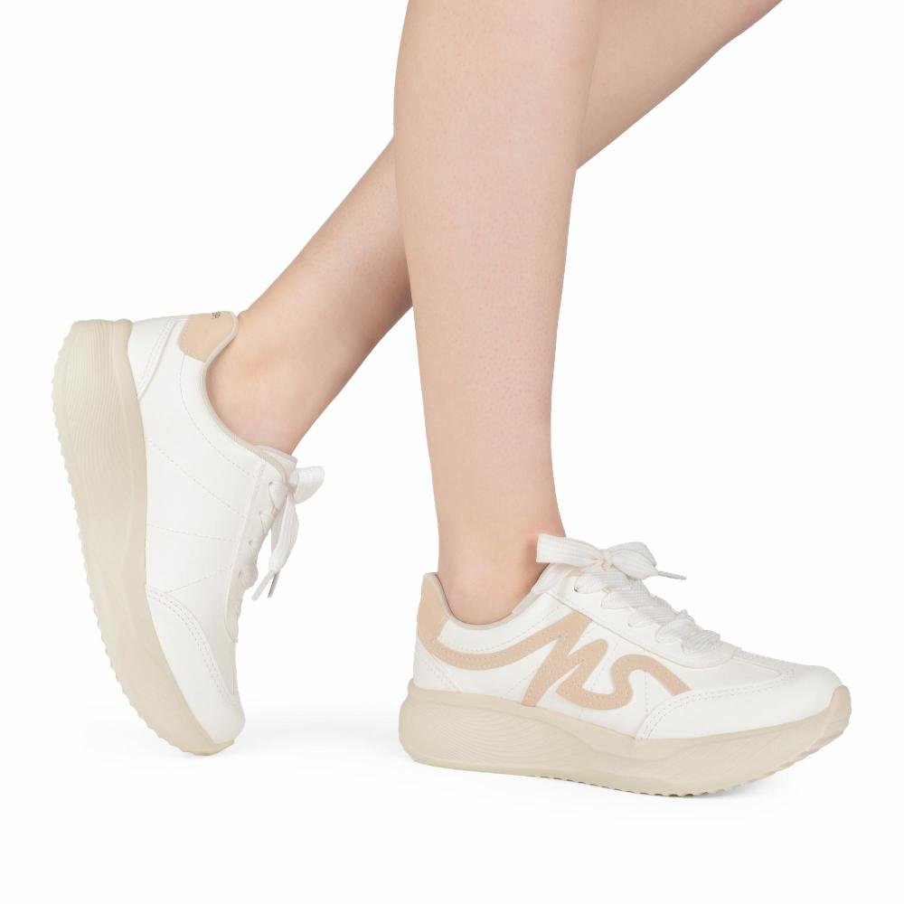 Tênis Mississipi Jogging Feminino J2182 Branco 2