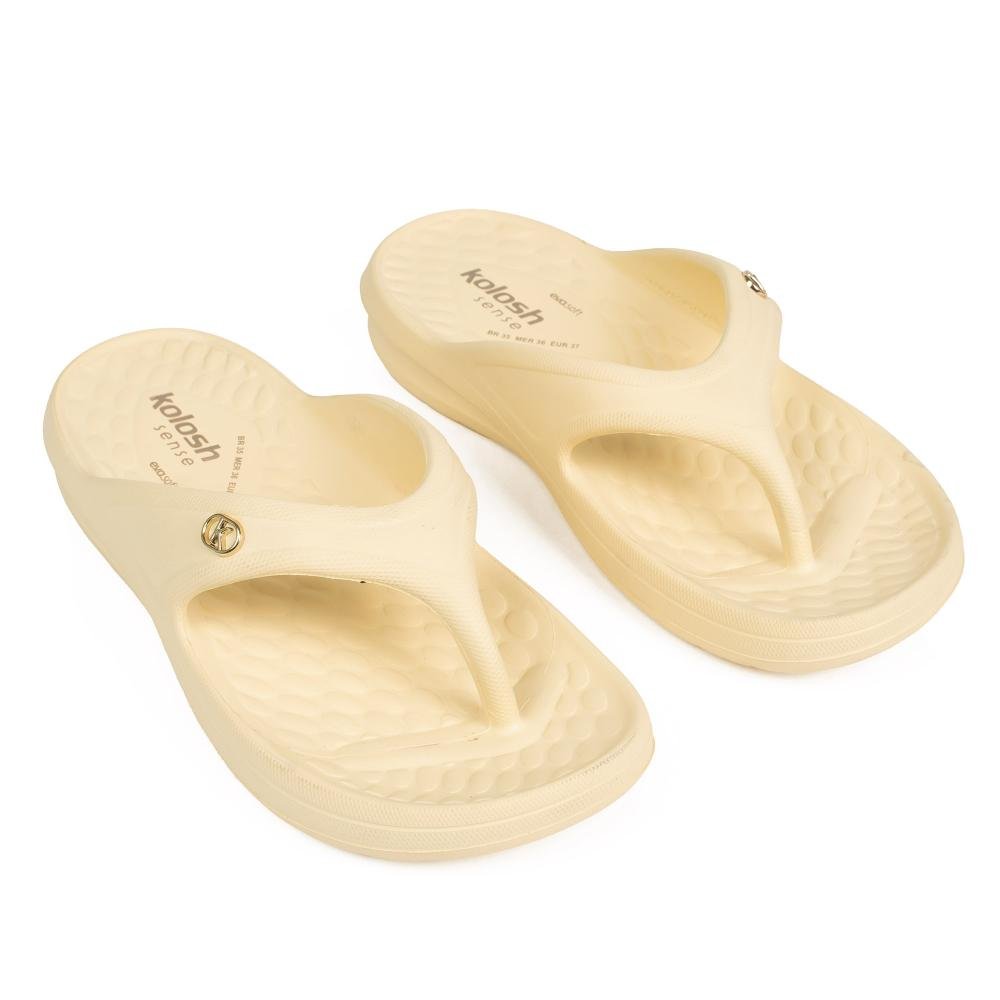 Chinelo Kolosh Feminina C4562 Amarelo 6