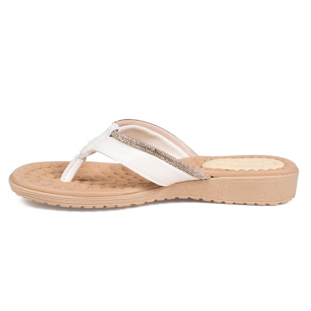 Tamanco Campesí Anabela Feminino CE751 Branco 4