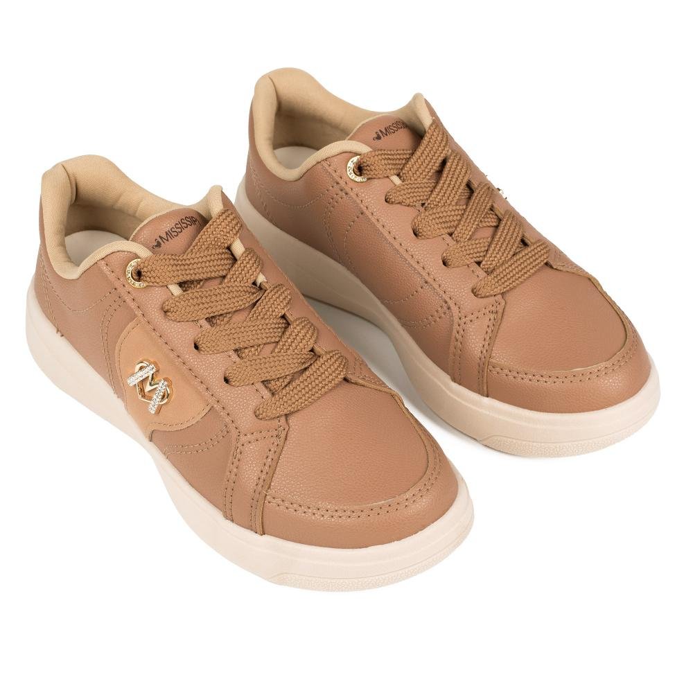 Tênis Mississipi Casual Feminino J2174 Caramelo 6