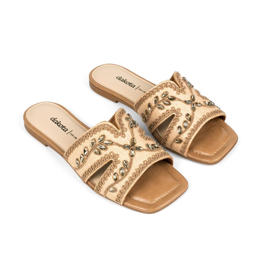 Slide Dakota Feminino DB951 Bege 6
