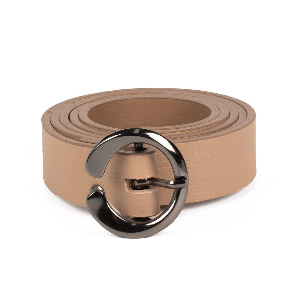 Cinto Dakota Em Couro Feminino CI036 Bege 2