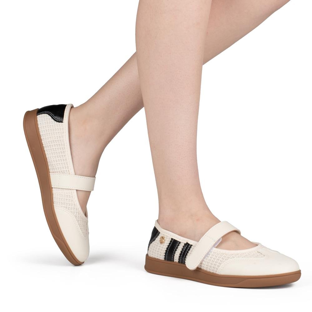Sapatilha Esportiva Dakota Feminino D0845 Bege 2