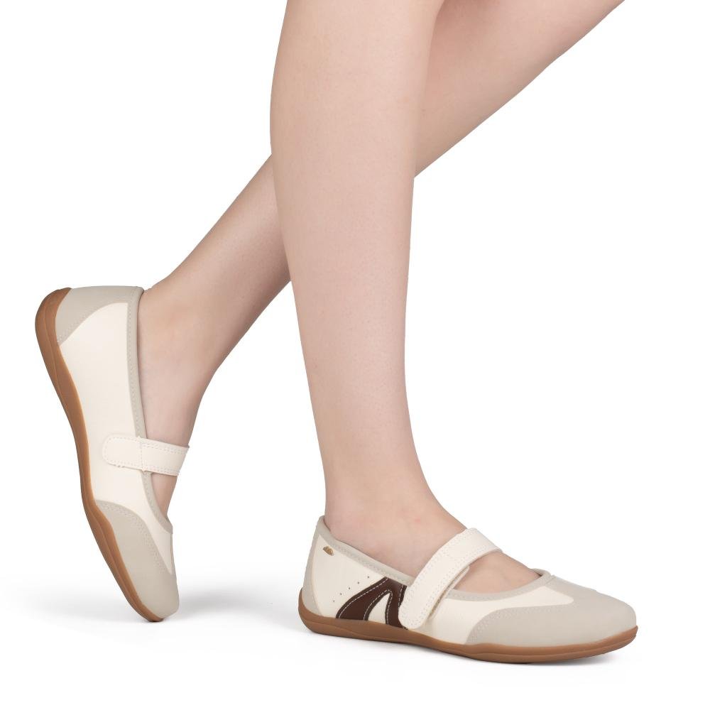 Sapatilha Esportiva Dakota Feminina D3141 Bege Claro 2