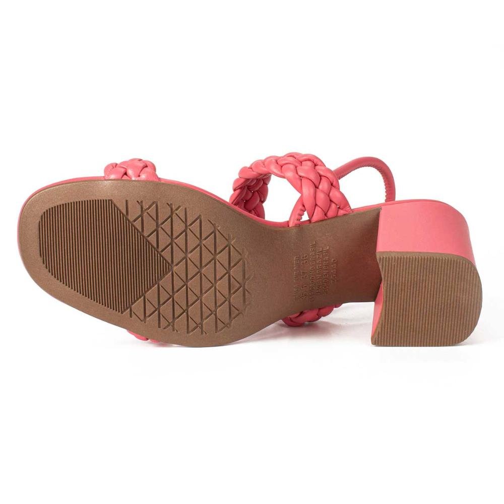 Sandália Dakota de Salto Bloco Rosa 5
