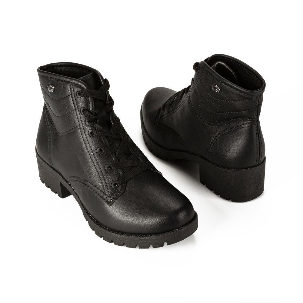 Bota Coturno Pink Cats Infantil Preto 2