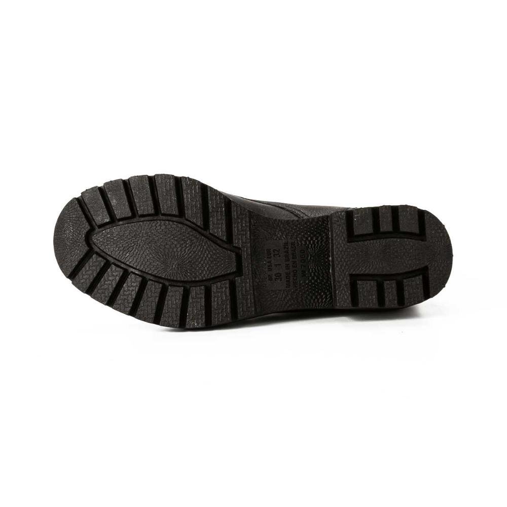 Bota Coturno Pink Cats Infantil Preto 5