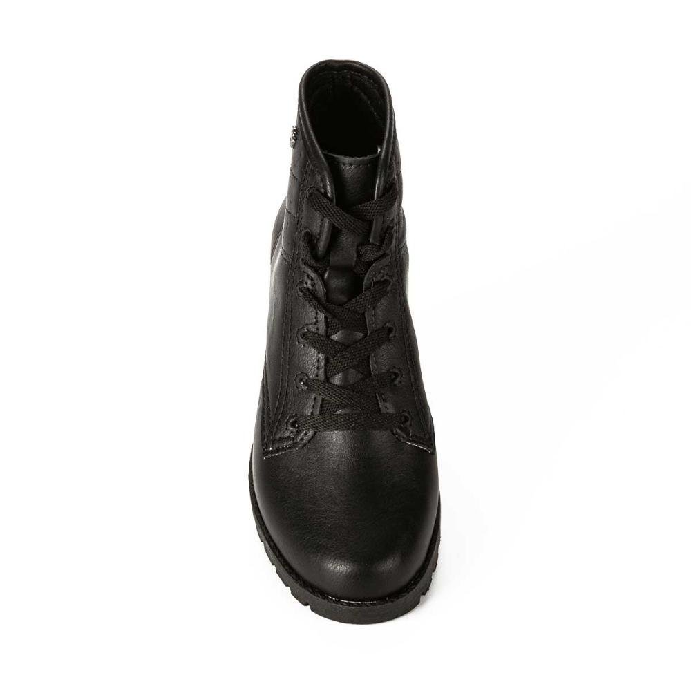 Bota Coturno Pink Cats Infantil Preto 6