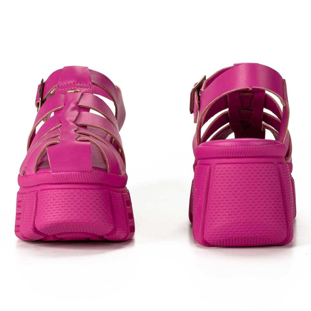 Sandália Dakota Plataforma Feminina Y0041 Rosa 3