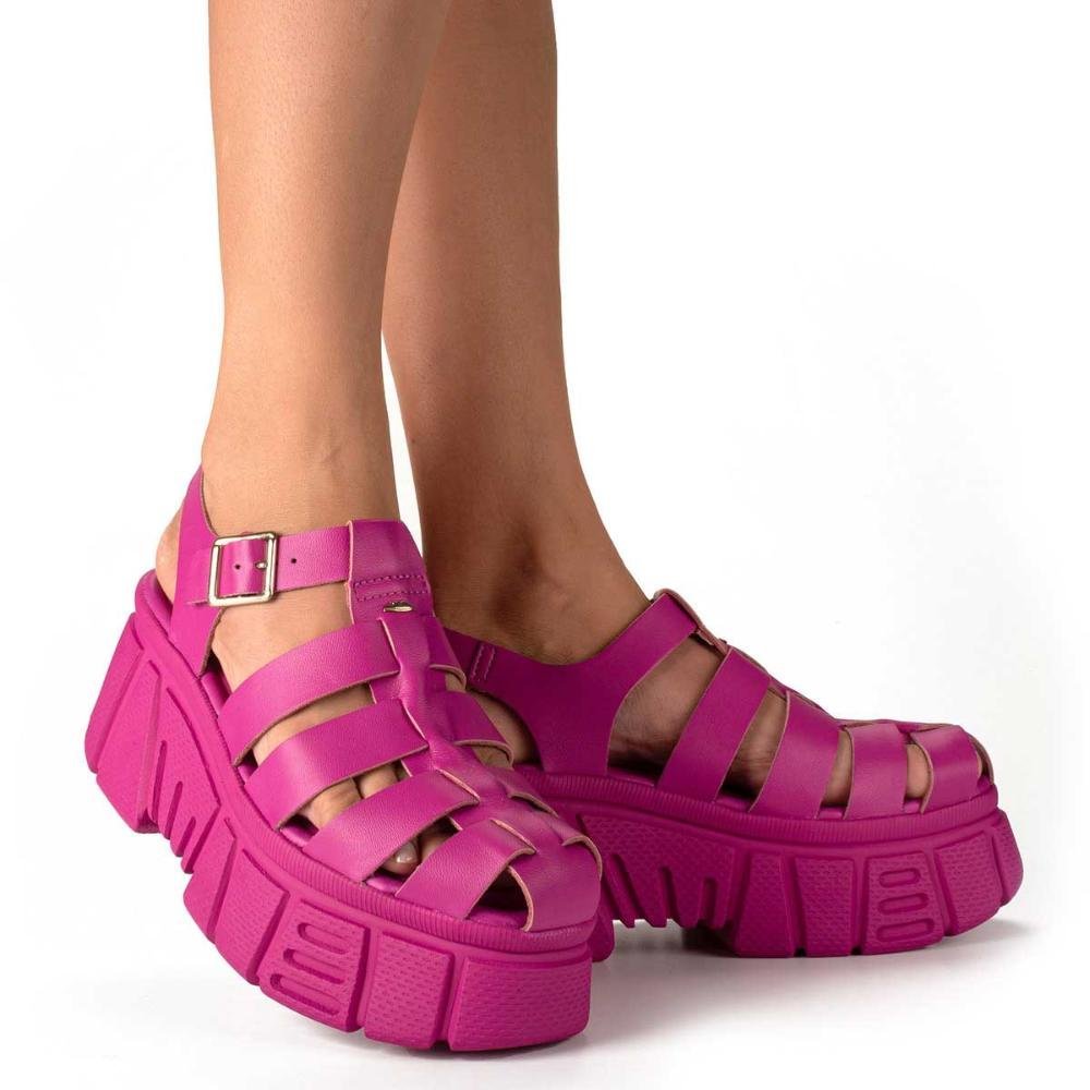 Sandália Dakota Plataforma Feminina Y0041 Rosa 7