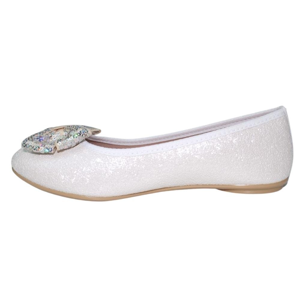 Sapatilha Infantil Laço Glitter Feminina Molekinha 2502.390 Rosa 3