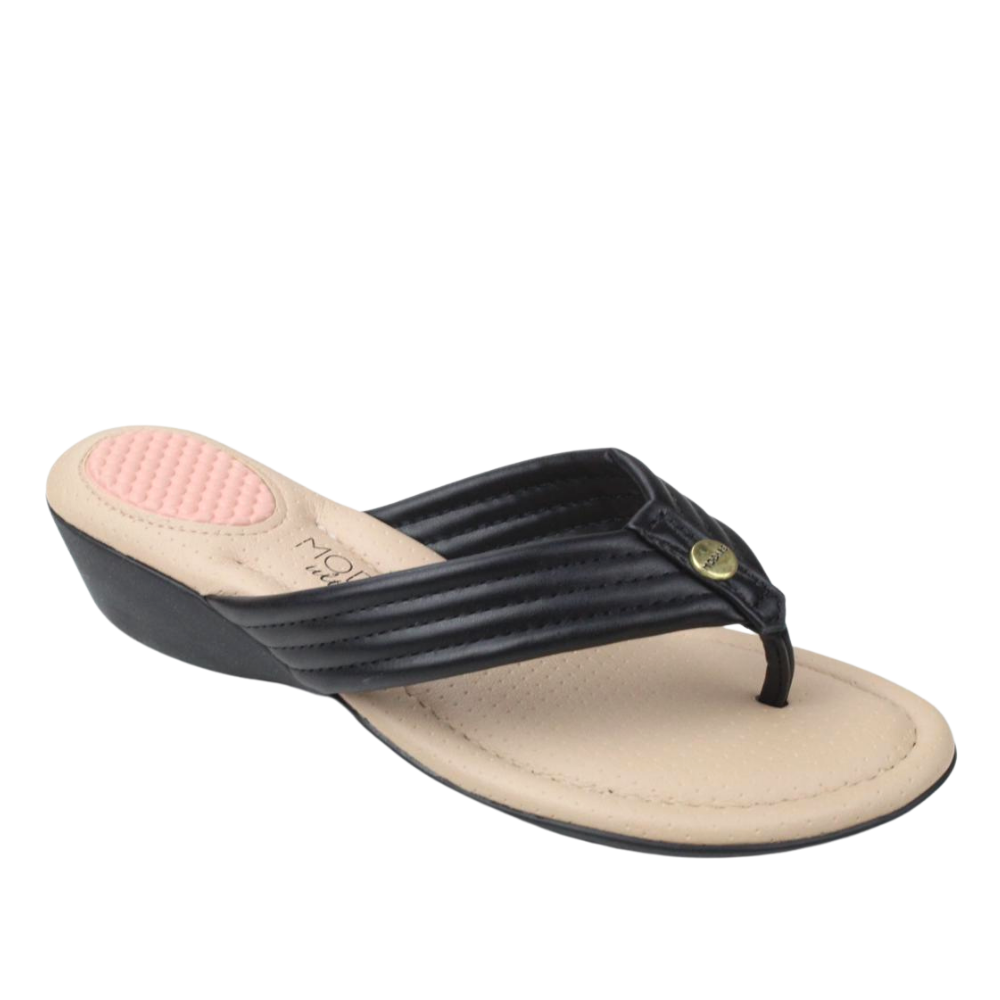 Tamanco Feminino Ortopédico Macio Massageador Modare 7167111 Preto 1