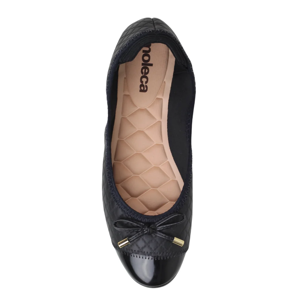 Sapatilha Alpagarta Feminina Laço Moleca Confortável 5770102 Preto 4