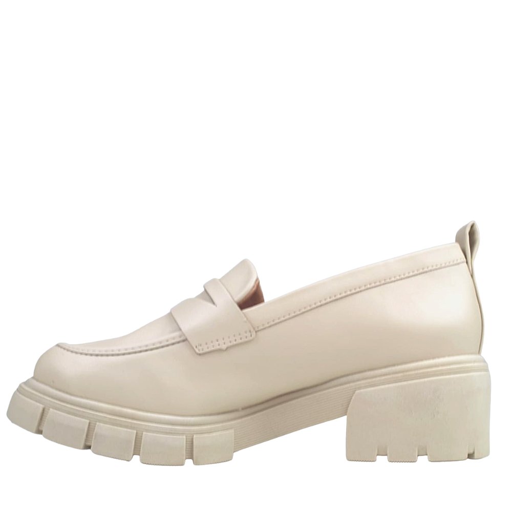 Sapato Mocassim Feminino Ramarim Oxford Clássico 23-12121 Branco 3