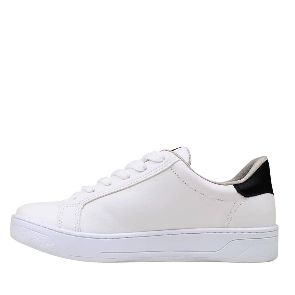 Tênis Feminino Via Marte Confortável Slip On Knit 23-6202 Branco 3