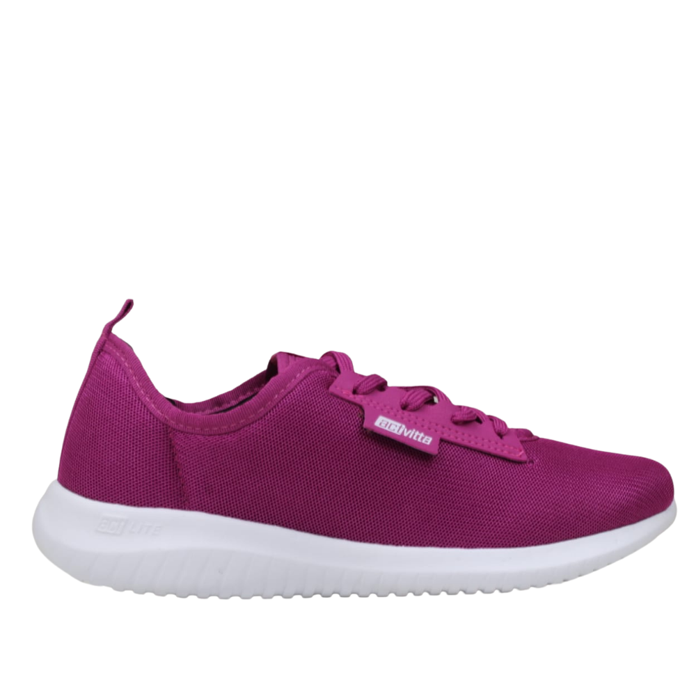 Tênis Feminino Esportivo Em Nylon Casual Actvitta 4806.422 Roxo 2