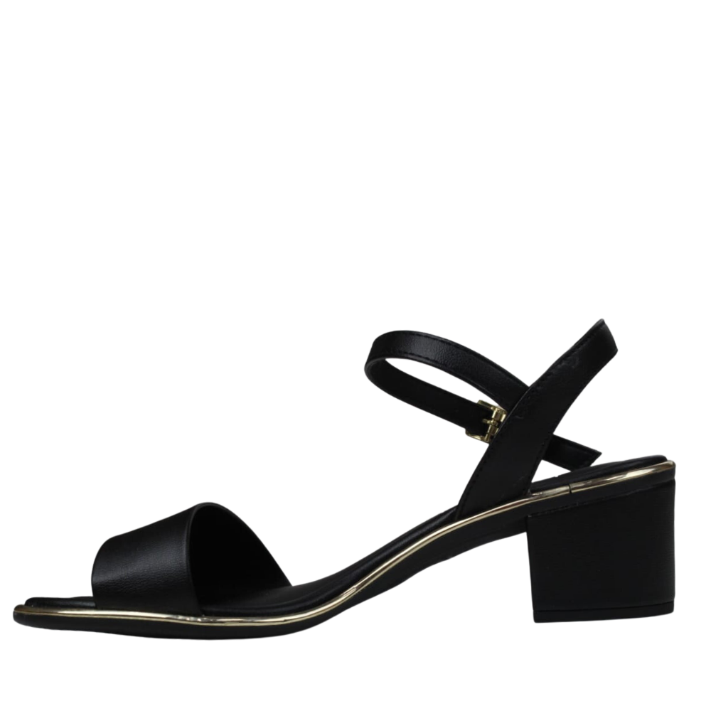 Sandália Feminina Salto Baixo Bloco Grosso Confort Beira Rio Preto 3