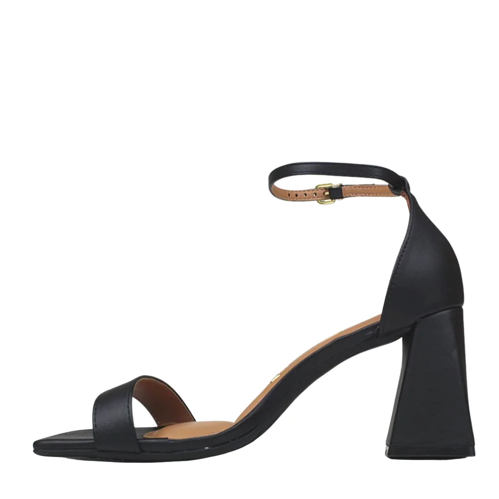 Sandália Feminina Salto Bloco Confortável Vizzano 6464.102 Preto 3