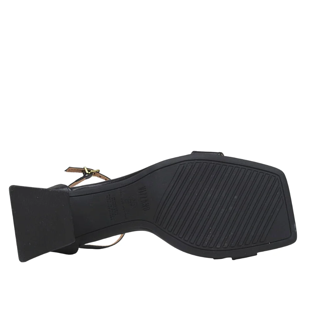 Sandália Feminina Salto Bloco Confortável Vizzano 6464.102 Preto 5