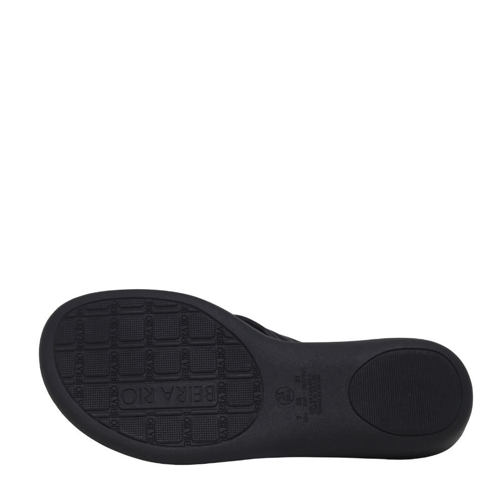 Chinelo Feminino Casual Macio Confortável Beira Rio 8224.846 Preto 5