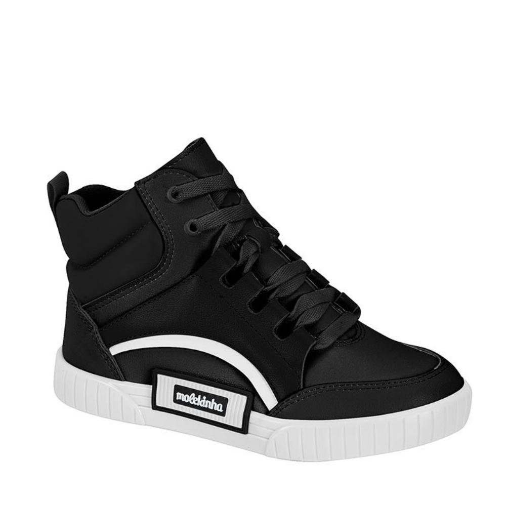 Tênis Infantil Cano Alto Feminino Conforto Molekinha 2544217 Multicores 1