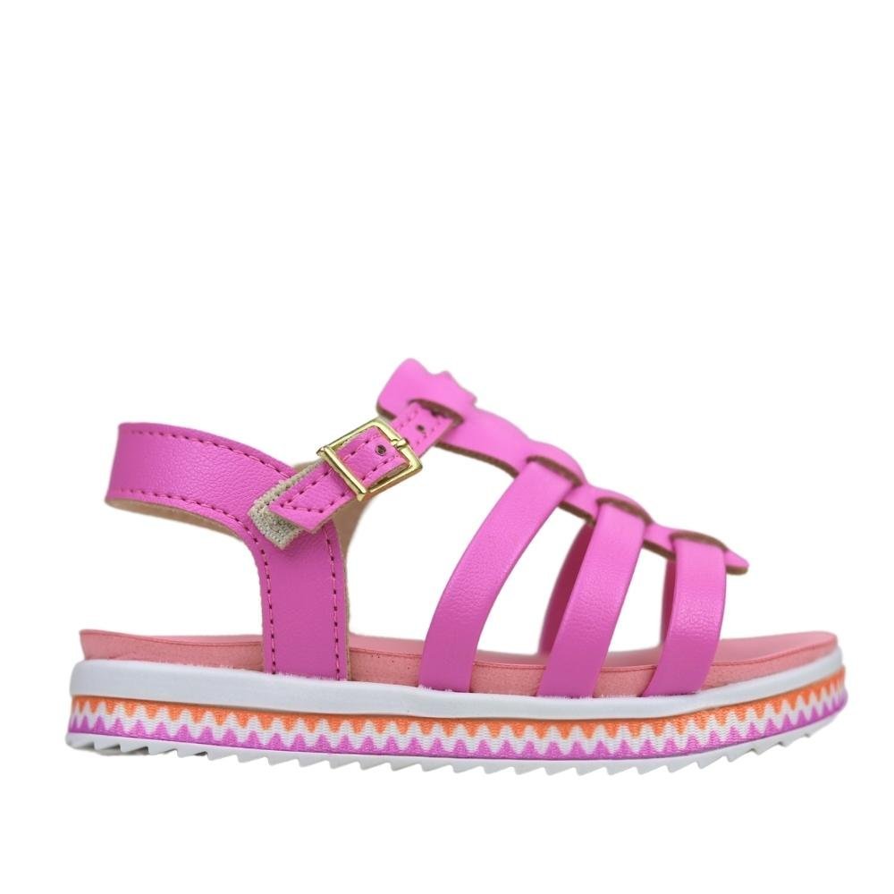 Sandália Infantil Flatform Tira Menina Molekinha 2724.204 Roxo 2