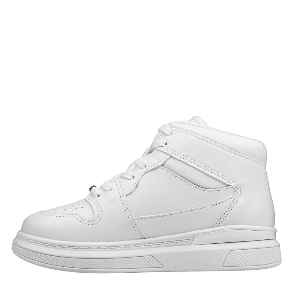 Tênis Molekinha Infantil Cano Alto Menina Conforto 2553.106 Branco 3