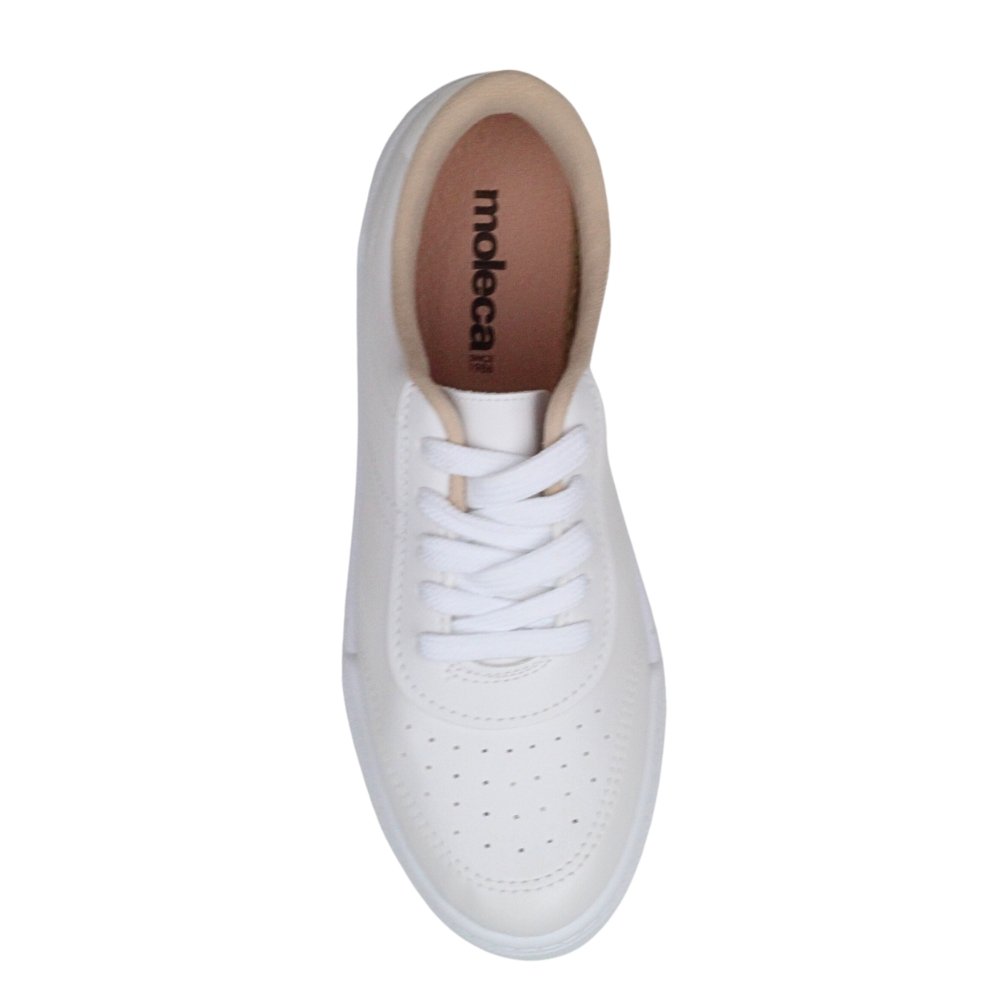 Tênis Casual Feminino Flatform Confortável Moleca 5771.100 Preto 4