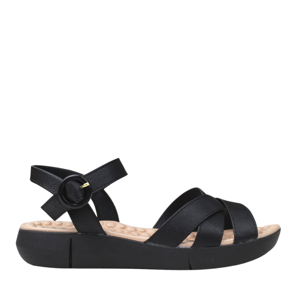 Sandalia Ortopedica Modare Feminina Esporao Conforto 7142124 Preto 2