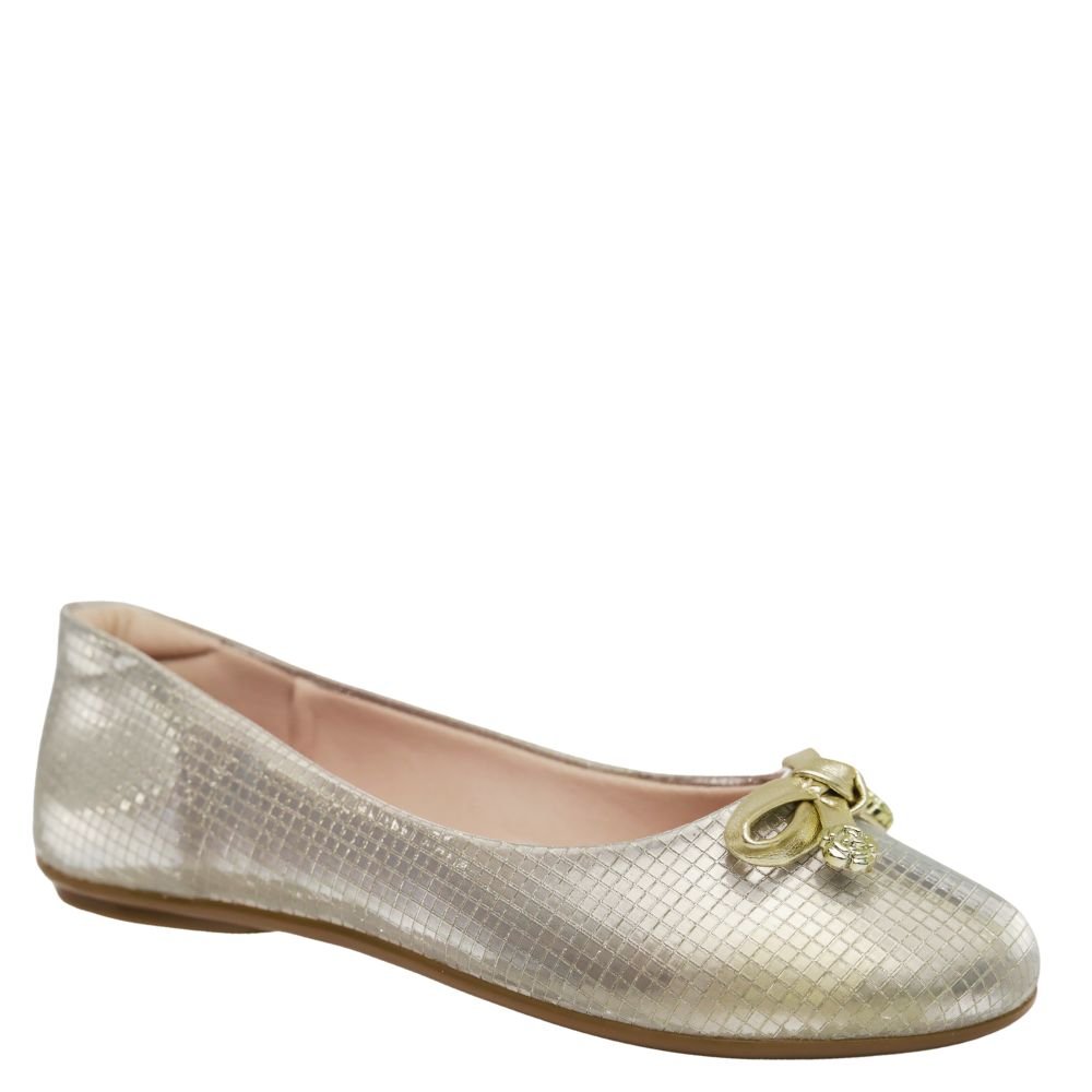 Sapatilha Infantil Menina Laço Conforto Molekinha 2083.1106 Dourado 4