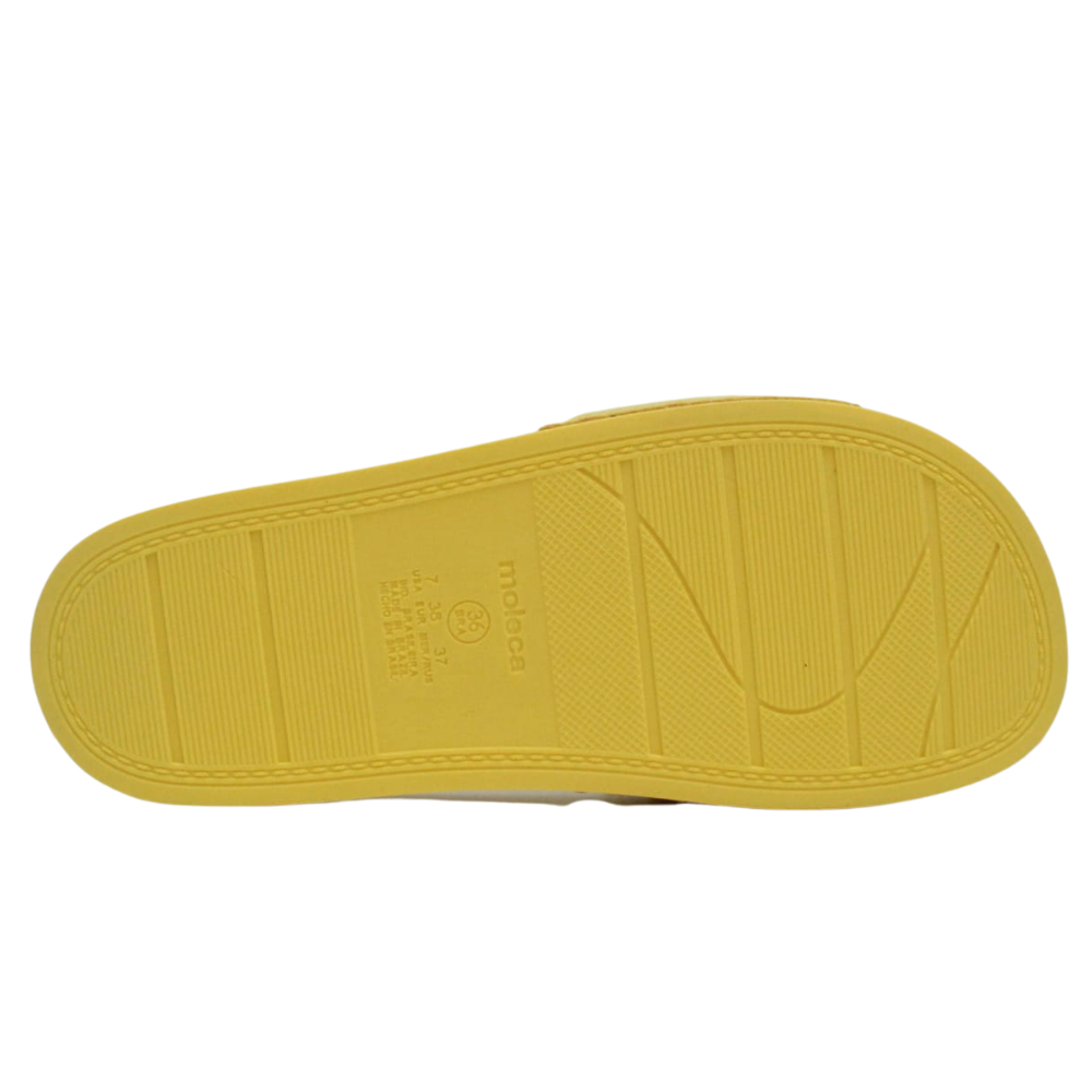 Sandália Chinelo Slide Moleca Laço Envio Imediato 5414104 Amarelo 6