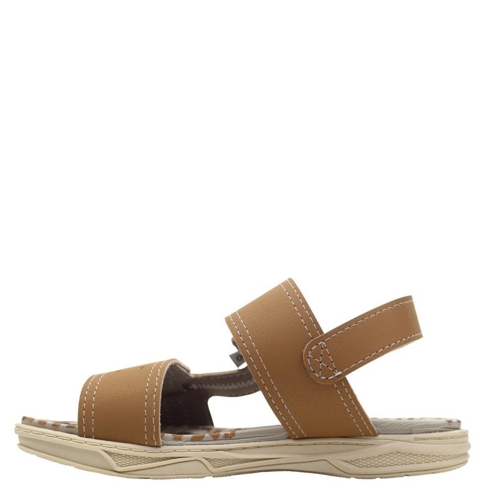 Sandália Infantil Menino Conforto Estilo Molekinho 2402.638 Bege 3