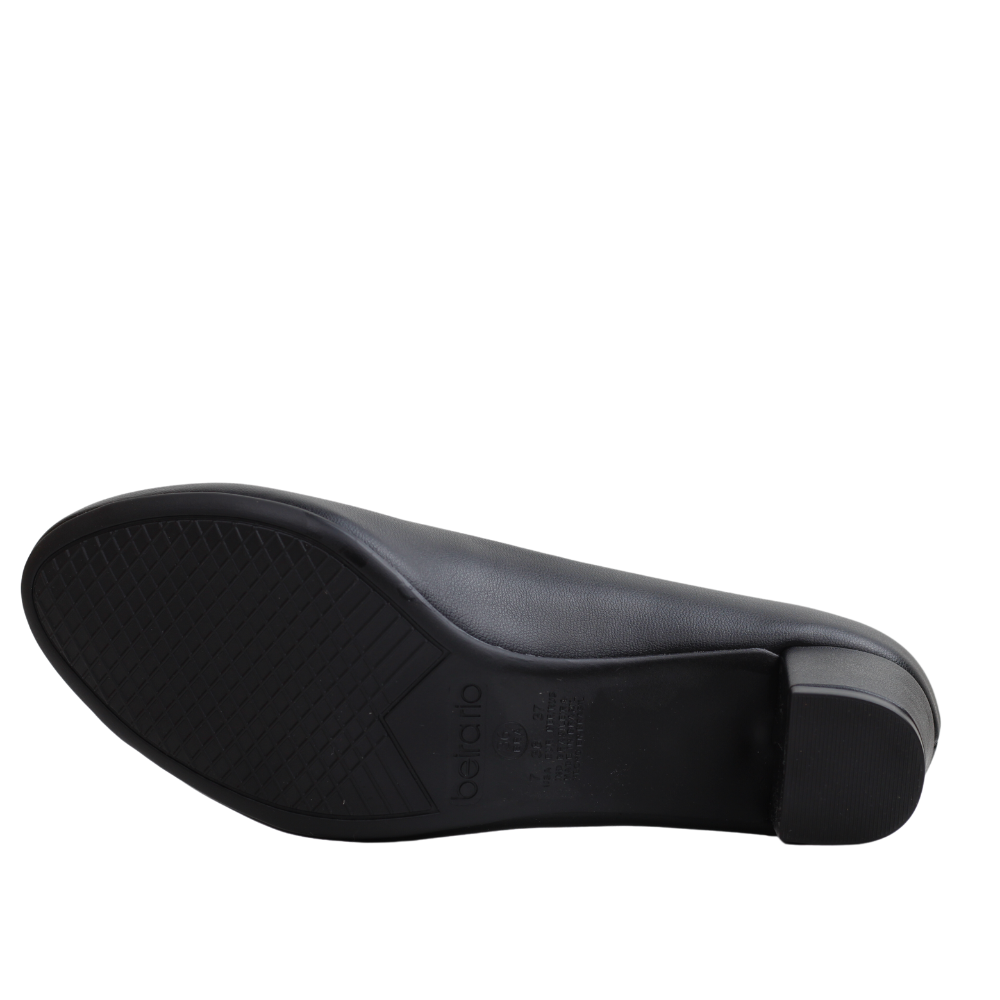 Sapato Scarpin Beira Rio Boneca Salto Baixo Conforto 4777409 Preto 5