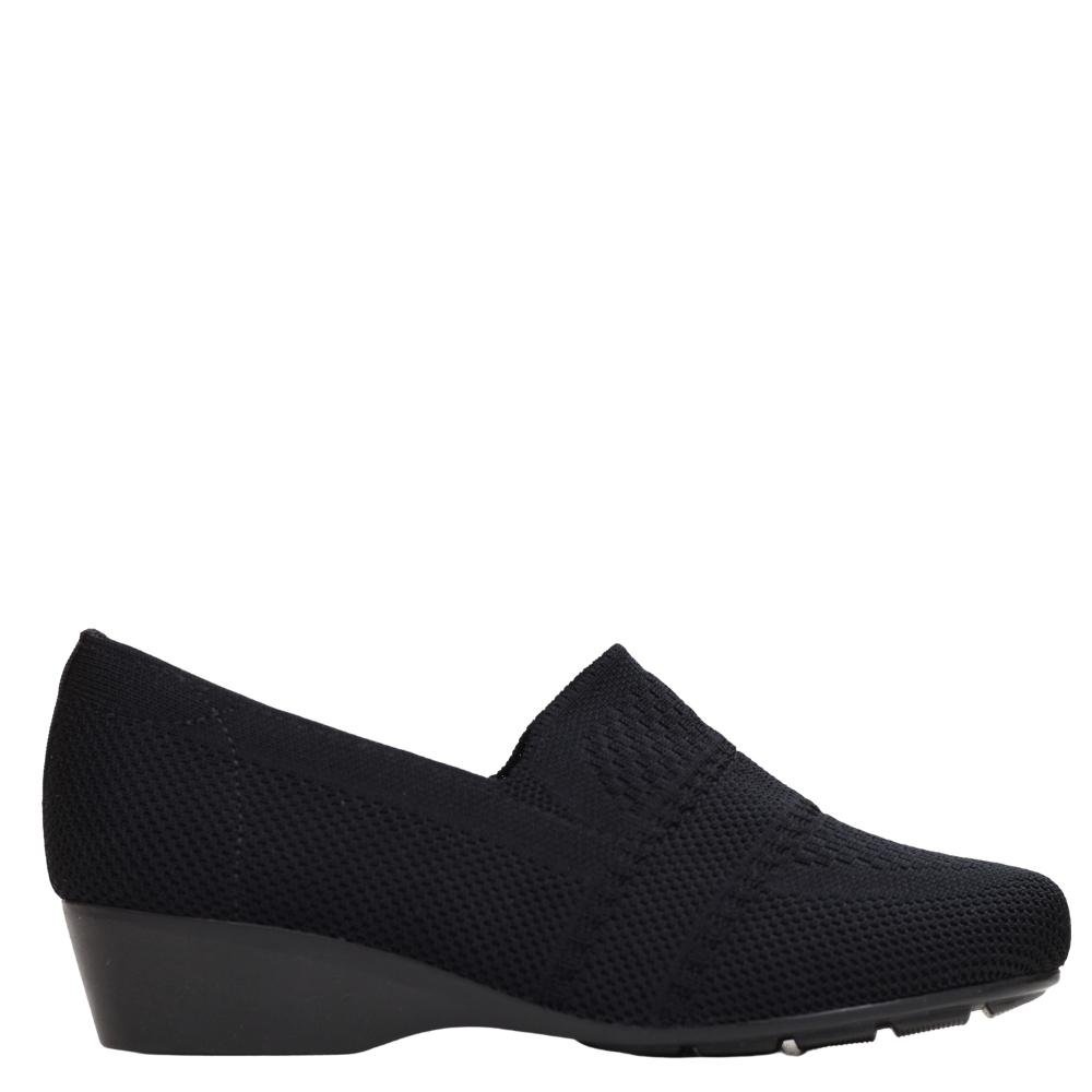 Sapato Anabela Feminino Confortável Laço Modare 7014.280 Preto 2