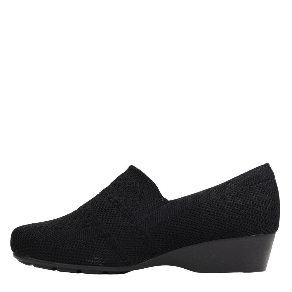 Sapato Anabela Feminino Confortável Laço Modare 7014.280 Preto 3