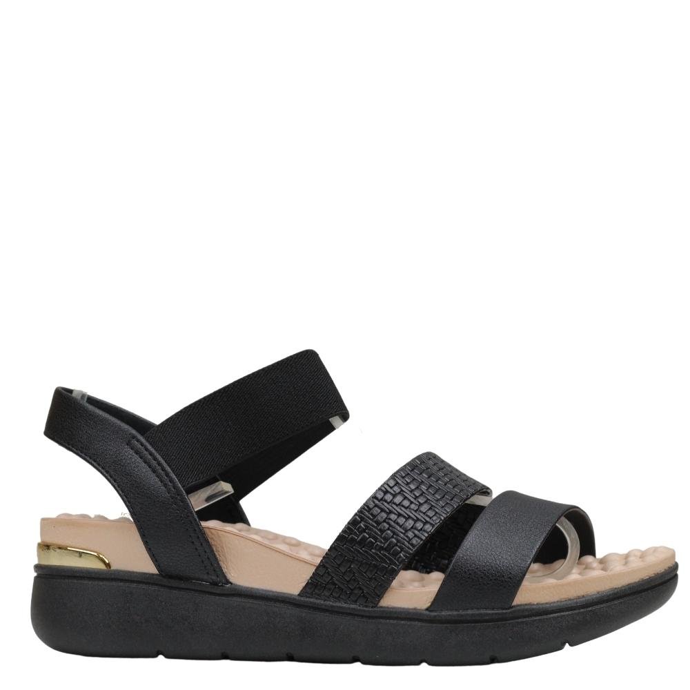 Sandalia Ortopédica Feminina Confortável Modare 7151.119 Preto 2