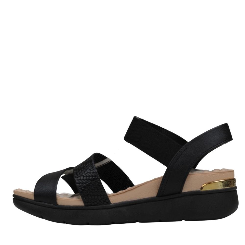 Sandalia Ortopédica Feminina Confortável Modare 7151.119 Preto 3