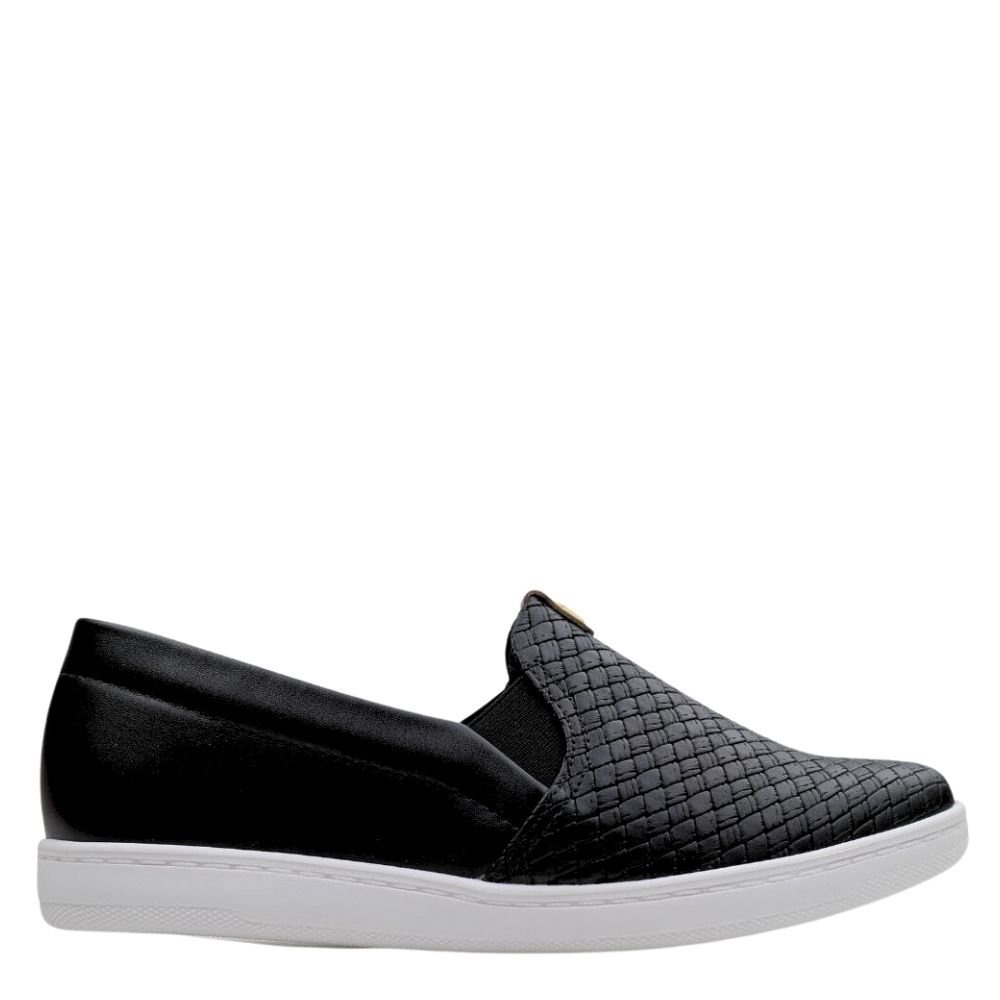 Tênis Feminino Calce Fácil Casual Conforto Modare 7363.123 Preto 2