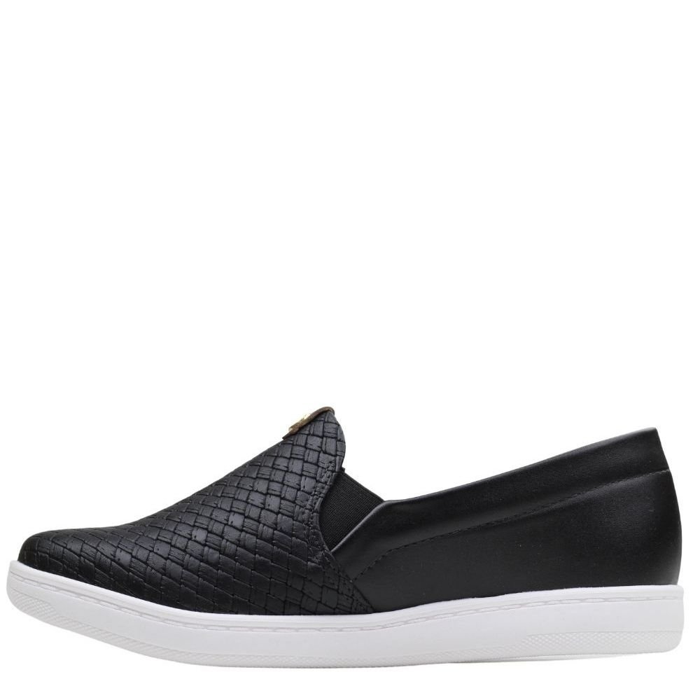 Tênis Feminino Calce Fácil Casual Conforto Modare 7363.123 Preto 3