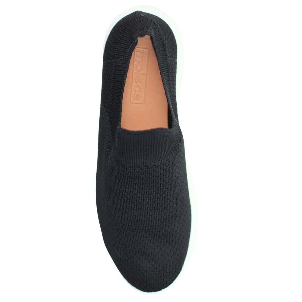 Tênis Sapatênis Casual Feminino Confortável Moleca 5788.102 Preto 4