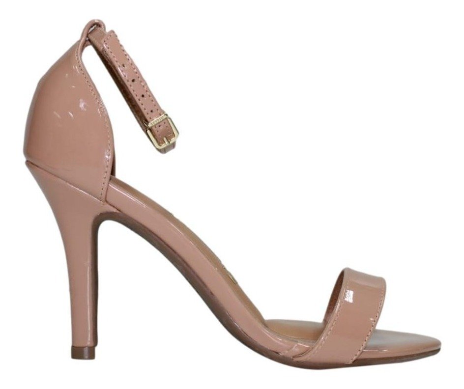 Sandália Social Vizzano Salto Baixo Médio Alto 6249452 Bege 2